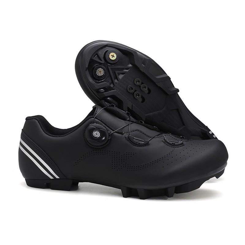 Mens Cycling Shoes With Stiff Sole Breathable Road MTB Indoor Trainer Non-Cleat Clipless Options