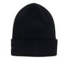 New Era Basic Cuff Knit Free Basic Cuff Black Hat, Black/Metallic Black, Knit,