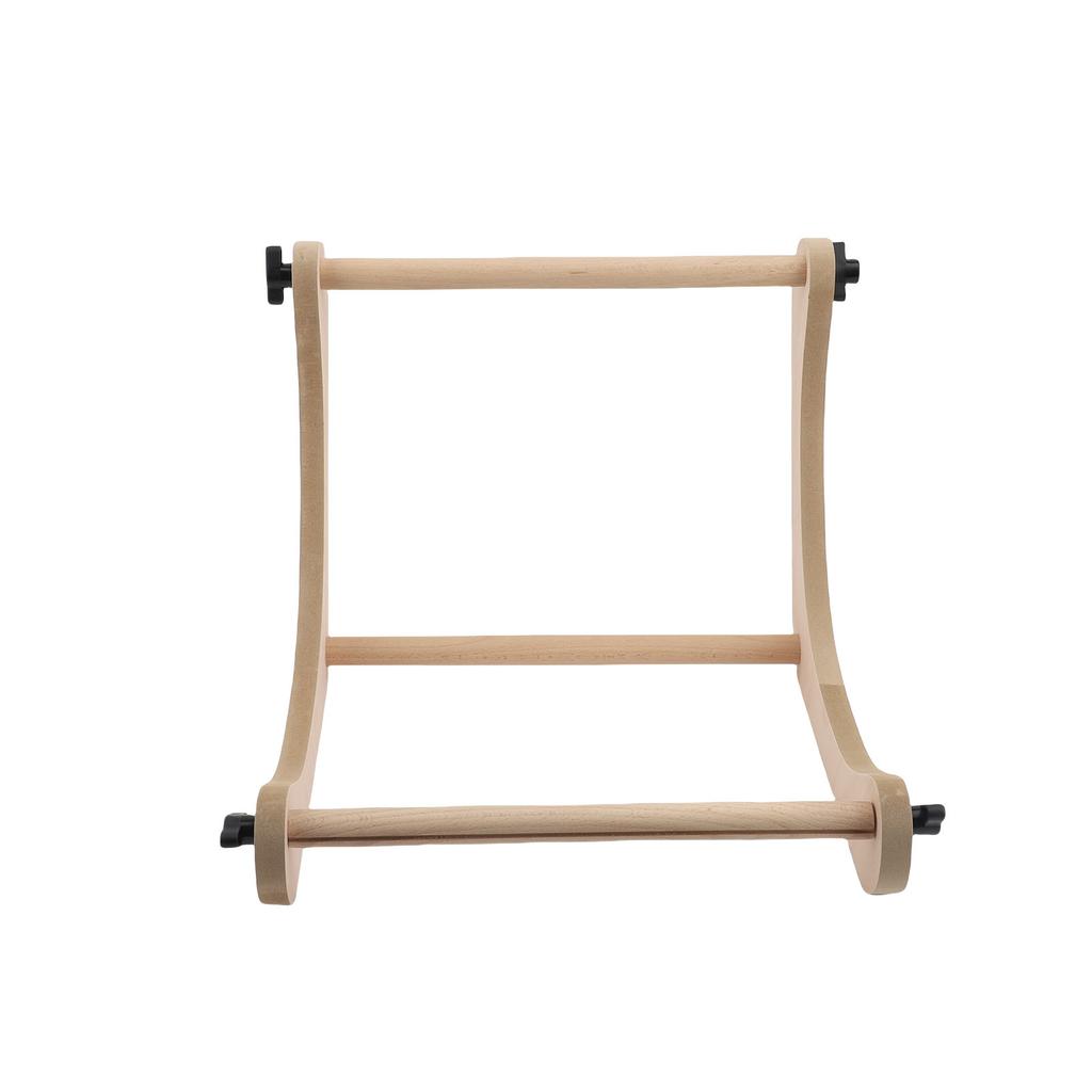Adjustable Embroidery Table Stand Wooden Frame Crossed Stitch Hoop Holder for Needlework Projects Crossed Stitch Hoop Stand