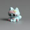 3 Pezzi Mini Gatti in Resina, Gatti in Miniatura Cartoni Animati Modello Animale per Giardino delle Fate, Paesaggio Muschio, Artigianato Terrario Fai-da-te, Decorazione per Torta