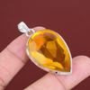 Faceted Citrine Pendant 925 Sterling Silver Pendant Real Gemstone Jewelry Handmade Pendant Citrine Jewelry Gifts For Wife Brand New Pendants