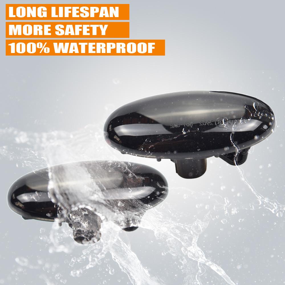 LED Flowing Water Dynamic Turn Signal Side Marker Light Indicator Blinker For Mazda 2 2003-2014 For Mazda 3 5 6 BT-50 MPV