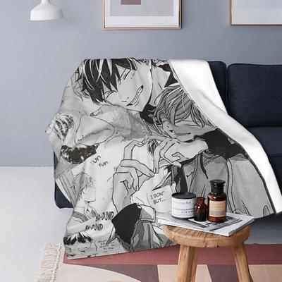 Given Anime Manga Yaoi Fleece Blankets Satou Mafuyu Uenoyama Ritsuka Custom Throw Blanket for Home 150*125cm Bedspreads