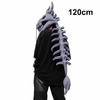 Plush Material Dragon Headpiece Exoskeleton Spine Tail Plush Cosplay Helmet  Cosplay Party