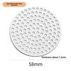 51/53/58mm Reusable Metal Double Coffee Filter Fine Mesh Heat Resistant Coffee Puck Screen Professional Espresso Accessory