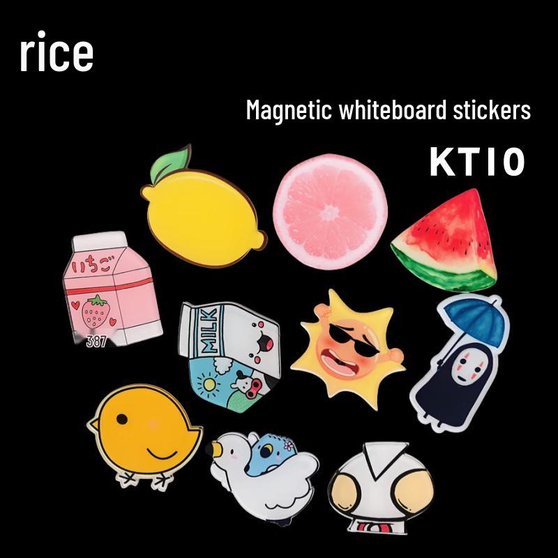 KT10 Creative Cartoon Acrylic Refrigerator Magnets