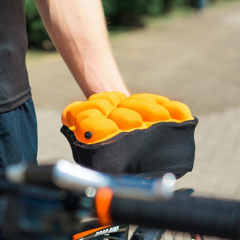 Bicycle seat cushion accessories mountain bike new foldable inflatable airbag seat