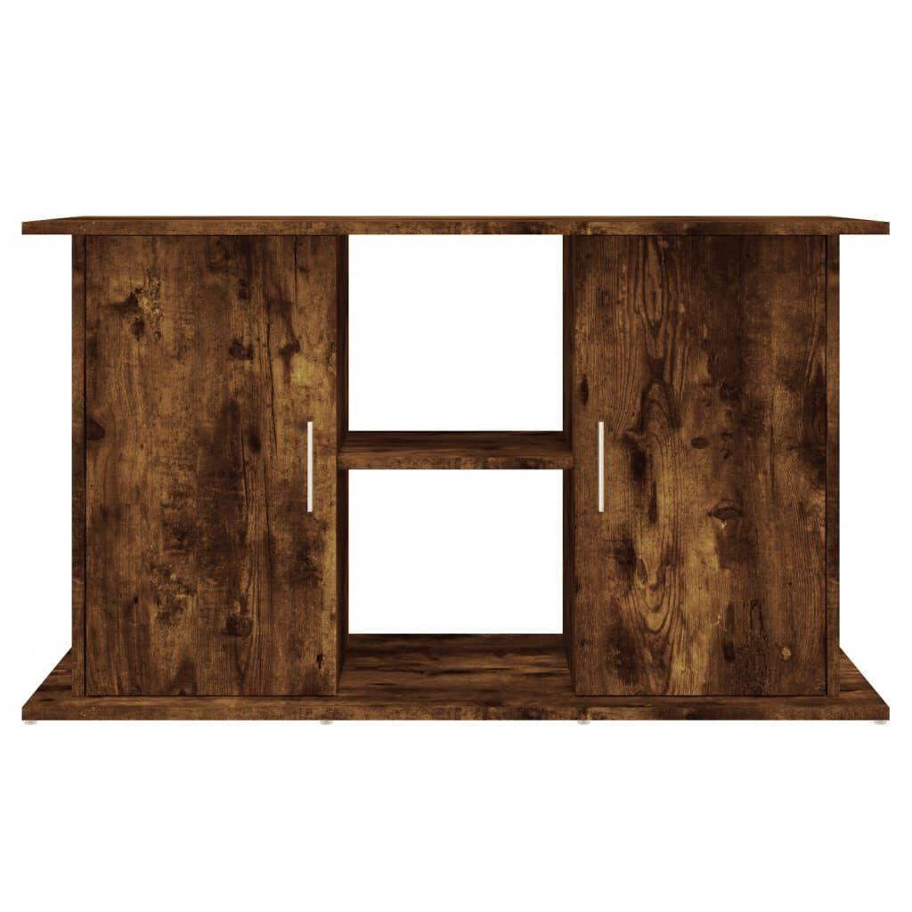 vidaXL Aquarium Stand Smoked Oak 101x41x58 Cm Engineered Wood