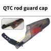 Fishing Pole Guide Protection Cover Fishing Rod Tip Cap with Fixing Belt Rod Top Hat Protector Fishing Rod Accessories