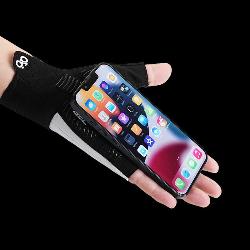 Summer cycling gloves, anti slip and shock-absorbing, outdoor sports, fitness, breathable, mountain road bike, half finger glove