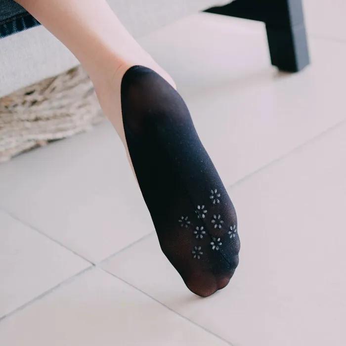 [10-Set] Pudding Footies Summer See-through Silicone Fake Socks