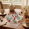 Safe Fruit Plate Lemon Pattern Dim Sum Plate Beautiful Dinner Plate  Picnic