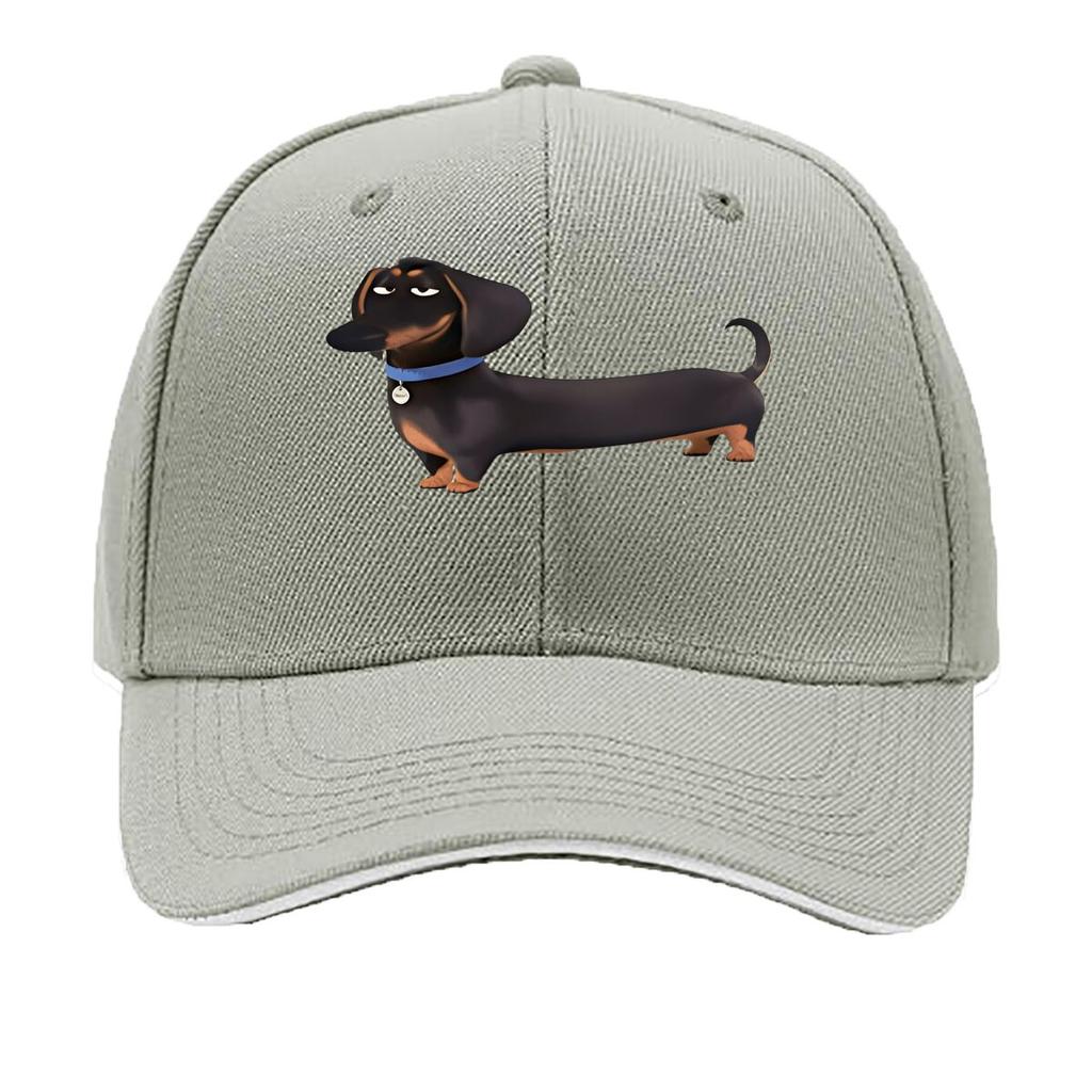 Fun Sausage Dog Print Baseball Cap Fashionable Adjustable Lightweight Durable Ideal for Hiking Sandwich Baseball Cap