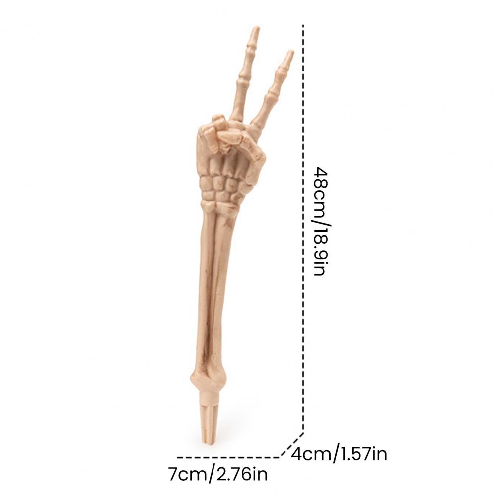 Halloween Decor Halloween Skeleton Hand Decoration Spooky Halloween Skeleton Stake Decoration with Realistic Bones Design