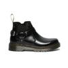 Dr. Martens Comfortable Leather Chelsea Boots Kids Boots Charcoal 27092001