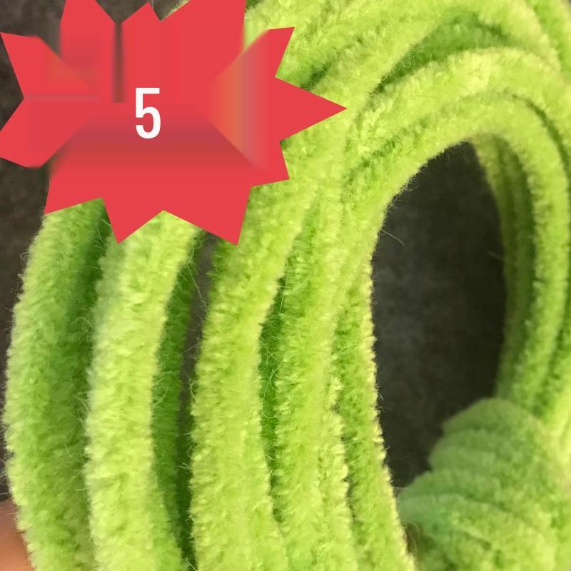 Chibi Maruko-chan Colorful 6mm Wool Chenille Stems for DIY Dragon Doll & Bouquet Crafting