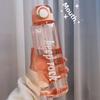 Large Capacity Plastic Water Bottle with Straw Leakproof Tritan Sport Bottle for Gym School Travel Portable Tumbler Cup
