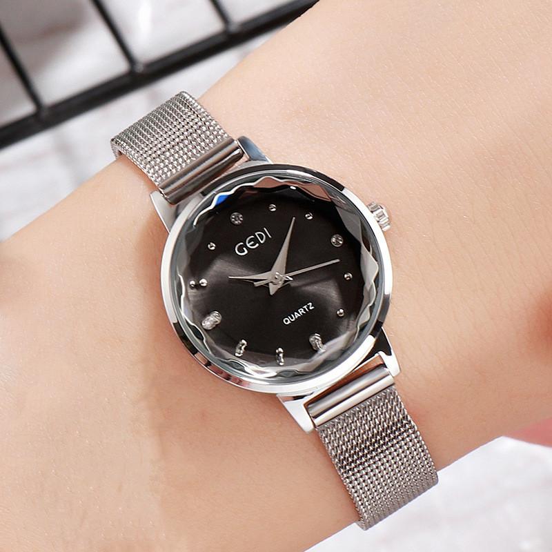 

Womens Water Resistant Quartz Watch With Stainless Steel Band For Casual Daily Wear Style B