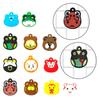 1Pc Cute Tennis Racket Vibration Tennis Dampeners Racket Shock-Absorbing Soft Silicone Racket Dampener for Racquetball