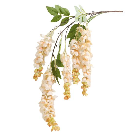5 Forks Simulated Flower Garland Bright Color Realistic Vines Realistic Wisteria Garland Wedding Bouquet Party Decor