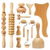 12 In 1 Maderoterapia Kit Wood Therapy Massage Tool Anti-cellulite Massager Set