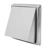 4 Inch Dryer Vent Cover Stainless Steel Exterior Wall Dryer Exhaust Cover with Buffer Plate and Sealing Gasket Grille