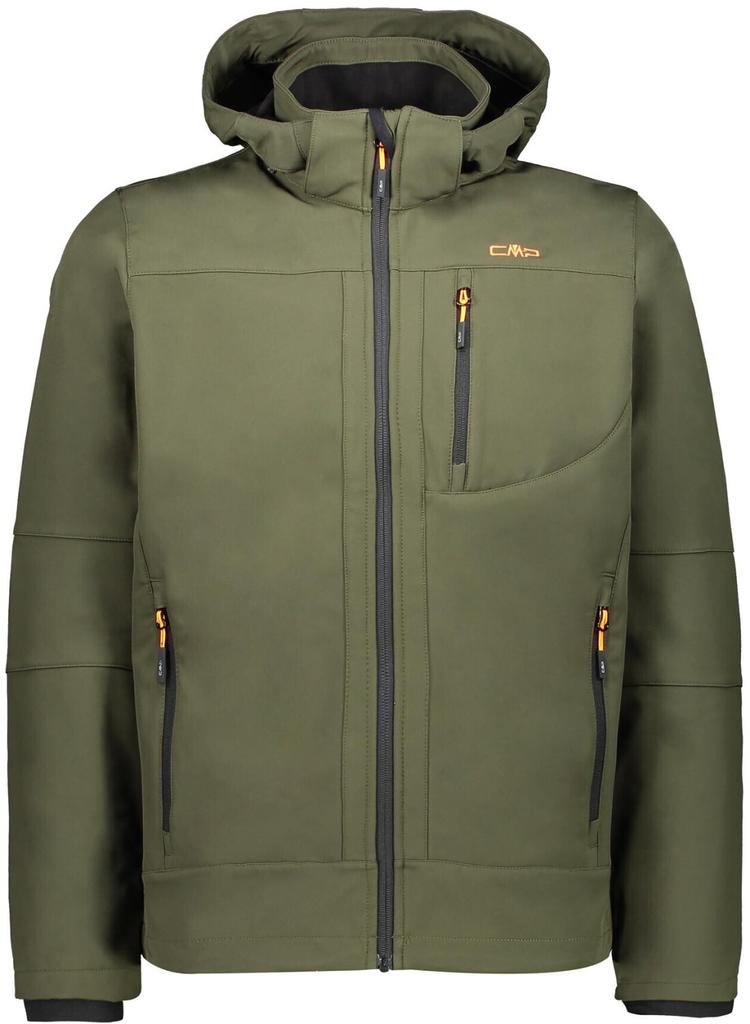 CMP Men's Softshell Jacket with Detachable Hood (3A01787N)