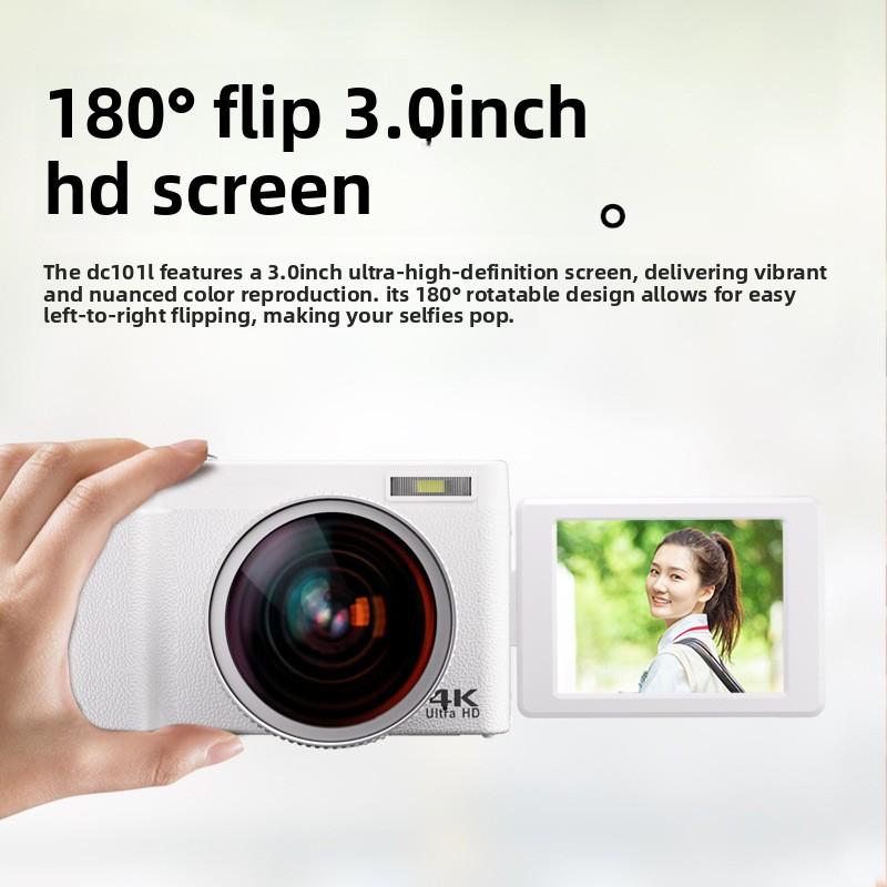 HD Mirrorless Digital Camera, High Pixel, Lightweight Portable Camera for Outdoor Shooting, Ideal for Students and Home Use