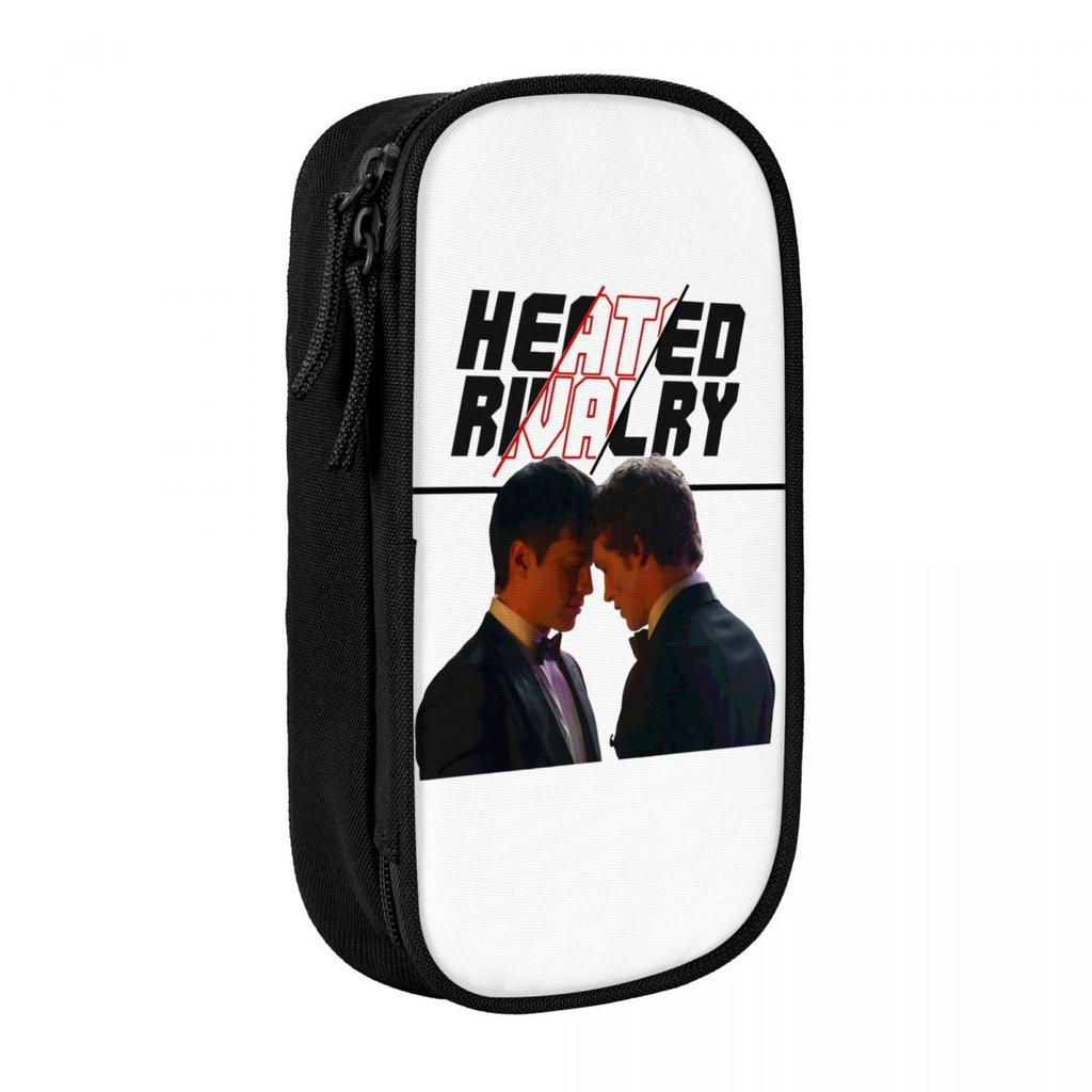 Vintage Shane Hollander & Ilya Rozanov Heated-Rivalry Pen Box Double Layer Large-capacity For School Pencil Bag Gift