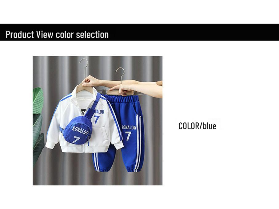 Δροσερό Σετ Δύο Τεμαχίων για Αγόρια Άνοιξη/Φθινόπωρο: 2025 Νέα Μοντέρνα Αθλητικά Ρούχα για Νήπια