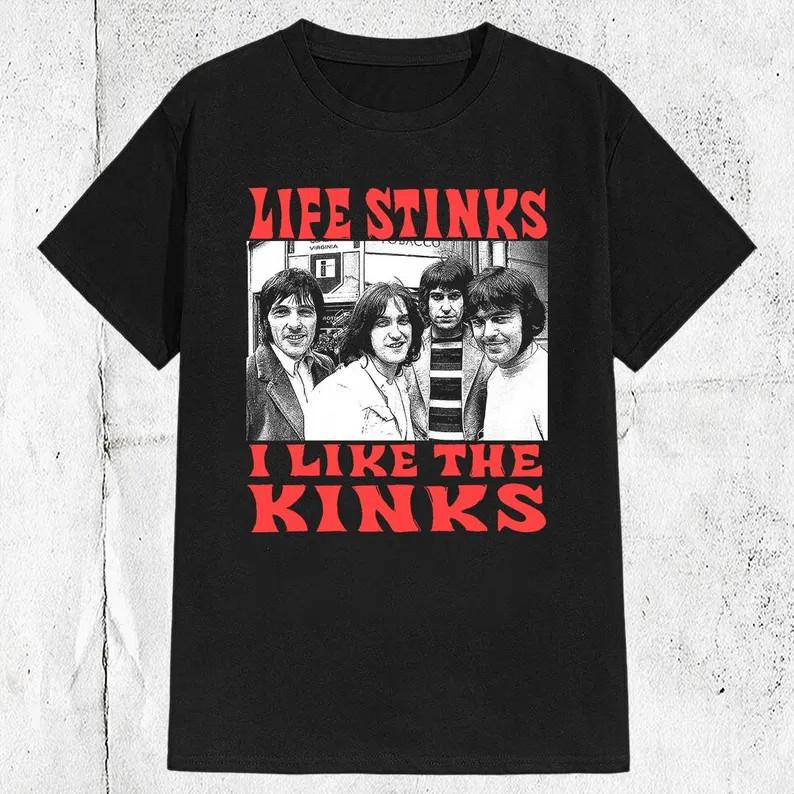 70s 80s The Kinks Rock Pop English Band Tshirt PNA_190  Unisex T-Shirt S