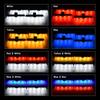 Car Led Grid Police Strobe Light With Remote Super Bright 12V Front Grille Auto Emergency Flashing Firemen Beacon Warning Lamp