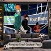 Bleach Anime Personalized Tapestry Support Custom Name, Wall Art Home Decoration