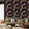 Marble Wallpaper Black, Brown and Burgundy for Living Room and Bedroom 50x1000