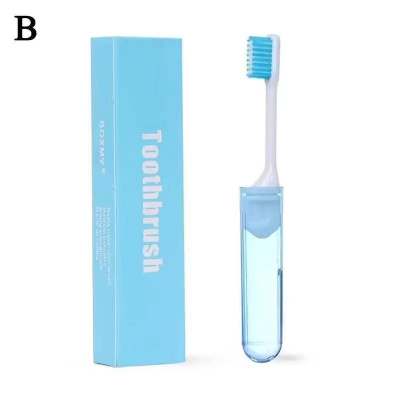 Travel Folding Teethbrush Oral Cleaning Tool Camping Teethbrush Oral Care Portable Soft Bristle Brush High Quality Toothbrush