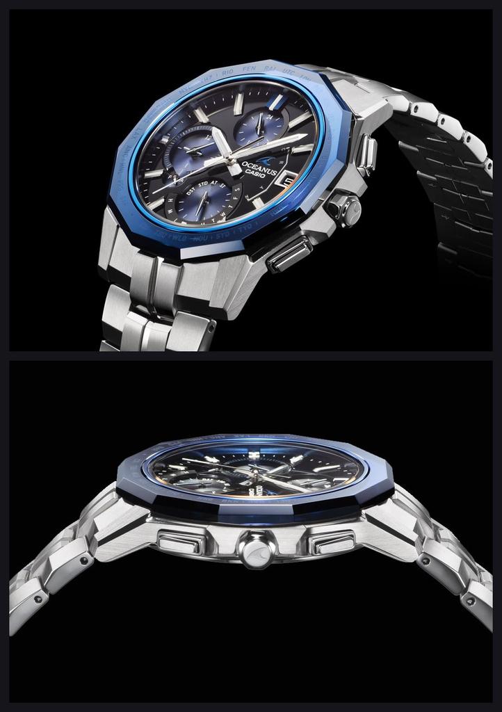 Casio Oceanus Manta Bluetooth Radio Solar Watch OCW-S6000-1AJF Sapphire Glass Men's Silver