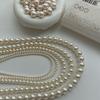 Shijia French-Inspired Pearl Necklace - Luxury 925 Sterling Silver Clavicle Chain