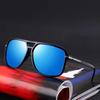 Latest Oversized Frame Square Sunglasses for Men Outdoor Use Driving Sun Eyeglasses Men Fishing Protection Glasses UV400 Oculos De Sol
