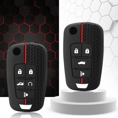 Silicone Car Key Cases Protector Cover For Chevrolet Cruze Impala Camaro Garna Equinox Volt Yakista AVEO Impala GMC Terrain