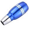 Arenbel Car Shift Automatic Press Aluminum Blue Knob, Gear, Shift, Alloy,