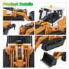 1 50 Scale RC Loader with LED Light Sound Effects, Remote Control Construction Vehicle Model, Scale Model Loader with