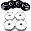 4pcs 56/60mm Car Wheel Center Cover Sticker Hub Cap For Mazda Speed MS 2 3 5 6 323 RX8 MX5 Axela Atenza CX-3 CX-4 CX-5 CX-8 CX-9 h3