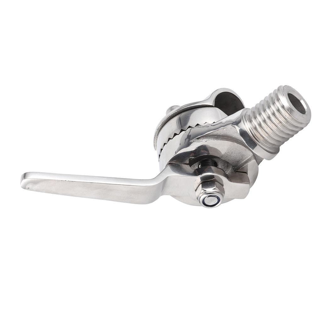 84mm 3.3in Marine VHF Antenna Mounts 316 Stainless Steel 306 degrees  Adjustable Ratchet Mounting Hardware