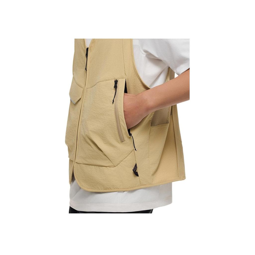 Anta Champion Outdoor Series Sports Casual Simple Solid Color Vest Unisex Vests Black 172520603-3