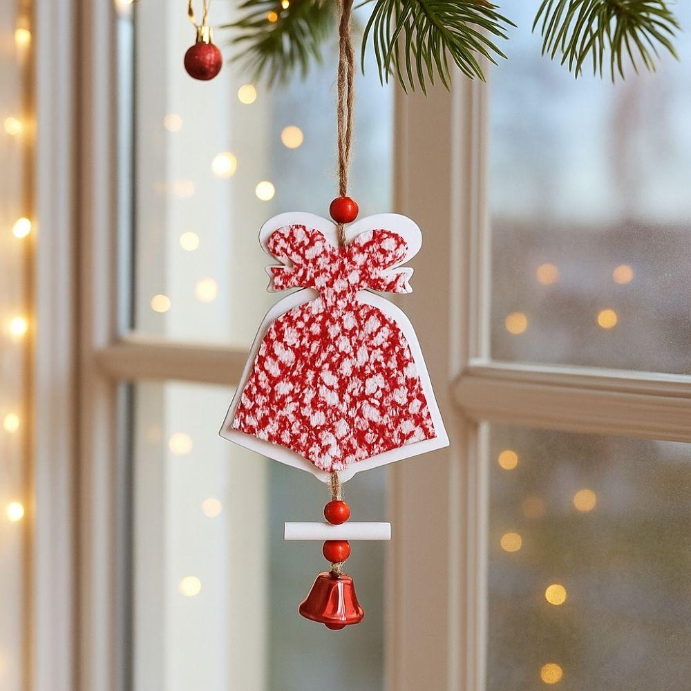 Wood Xmas Tree Star Ornaments Decorative Christmas Hanging Pendants  Outdoor Decor