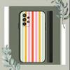 Colorful Striped Phone Case For Samsung S25,S24,S21,S22,S23,S30,Ultra,S20,Plus,Fe,Lite,5G Black Cover