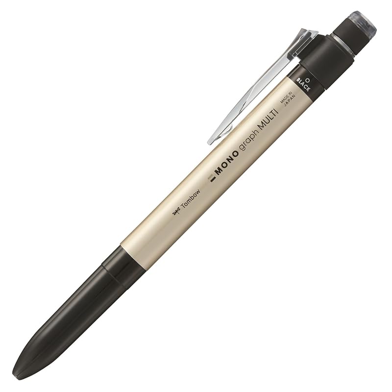 

tombow pencil multifunction pen 2&S+Eraser MONO monograph multi gold CPA-161B