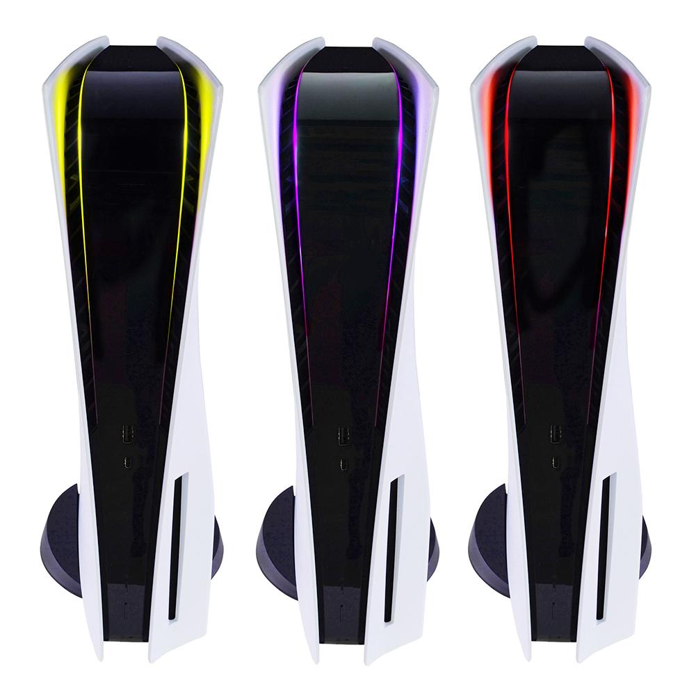 LED Luminous Sticker Adhesive Light Bar Host Light Bar Sticker for PS5 Console Light Bar Decals Accessories