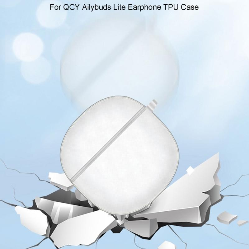 Headphone Shockproof TPU Housing Skin-friendly Cover for Ailybuds Lite Washable Shell Protector Nonslip Impact-resistant