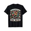 European Sizes 1pc Men's  Geology Collector T-Shirt Heavyweight, Vintage Mining Graphic with Mineral & Fossil Design, Cool Rocks Slogan,